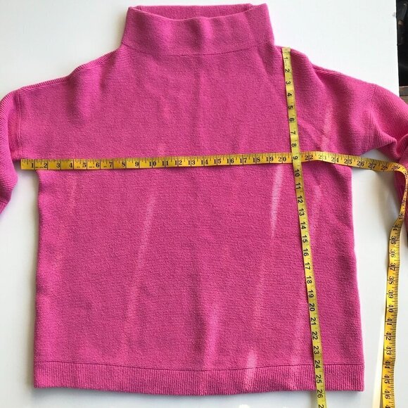 FREE PEOPLE Ottoman Slouch Tunic Raspberry Rose Bubble Gum Pink Sweater/Dress XS - Picture 12 of 16
